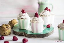 Muffiny malinowe z maskarpone