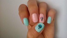 pazurki hybrydowe pastelowe słodkości :)