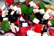 Sałatka z arbuza. Przepis z...