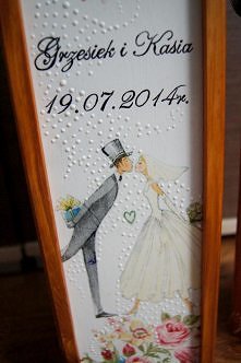 Ślubnie na wino. :) Więcej ...