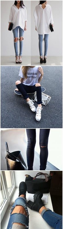 dziury w spodniach ładne czy lepiej bez? :p