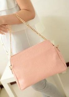 Torebka miejska z łańcuchem róż