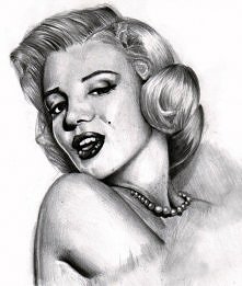 marilyn monroe drawing