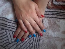 Czerwono-niebieskie ;)