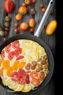 Frittata z pomidorami. Przepis po kliknięciu w zdjęcie.