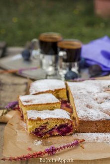 Ciasto ucierane ze sliwkami