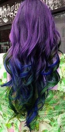 ale śliczne ombre <33