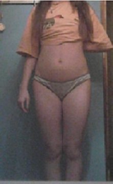 To zdjęcie jak wyglądałam w styczniu