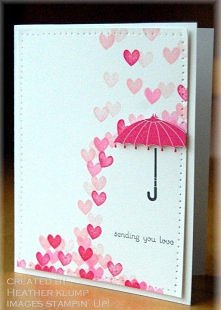 kartka parasolka DIY