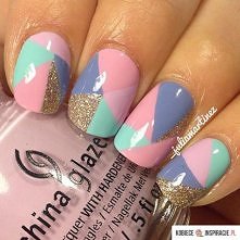 Piękne pastelowe z połyskiem