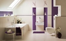 w beżach i fioletach