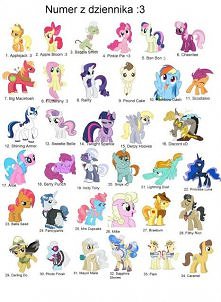 my little pony numerki
