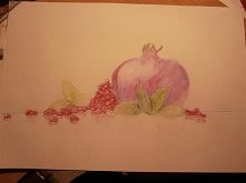 Granat
Pierwsza praca kredkami z Tchibo