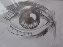 Oko
Ołówek, kartka A4