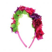 Opaska do włosów z kwiatkami