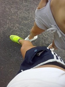 Air max białe+neonowe :)