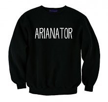 Bluza damska i męska młodzieżowa z nadrukiem z napisem ARIANATOR. Bluza ARIANANATOR DLA FANÓW Ariany Grande ARIANATORS- modna bluza dla nastolatków hipster streetwear/ streetfas...