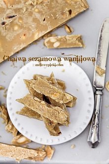 Przepis na chałwe. Tylko nie mam pojęcia co to jest pasta sezamowa i gdzie można to kupić:(