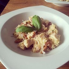 i moje ulubione danie: Risotto z kurkami i kurczakiem!