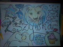 Zszywkowe_love:)
Zszywka zainspirowała mnie do stworzenia mega kolorowego plakatu.. :)