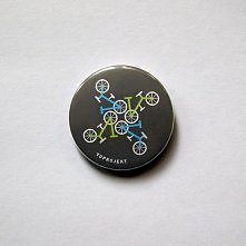 Znaczek button - rowery