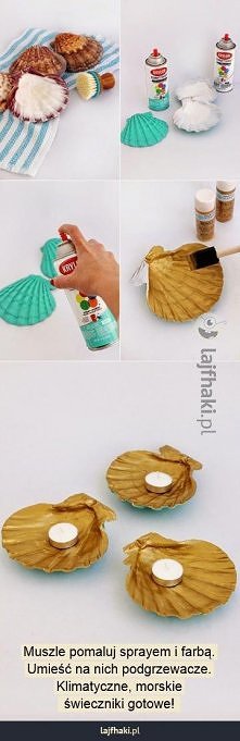 Jak zrobić świeczniki w morskim stylu?