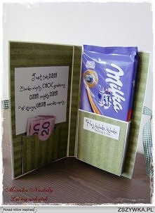 kartka z wkładką
