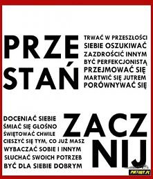 PRZESTAŃ/ZACZNIJ