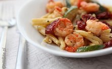 Makaron z krewetkami