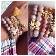 Bransoletki z kamieni i sre...