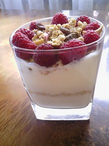 Jogurt naturalny, otręby ow...