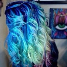 Potrzebuję błękitnej farby ...