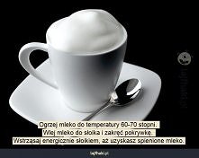 Jak zrobić spienione mleko bez spieniacza?