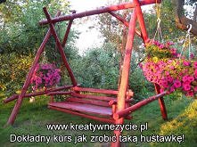 Jak zrobić huśtawkę ogrodową z bali? z drewna? 

Zapraszam na moją stronę - KreatywneZycie - znajdziesz tam dokladny opis jak zrobić huśtawkę