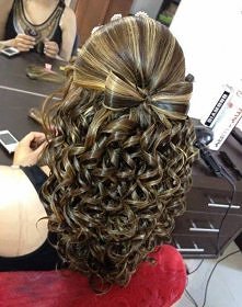 kokardka i loczki :D