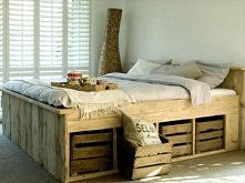 łóżko z palet 2