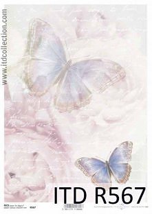 piękny delikatny papier ryż...