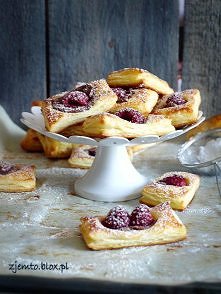 Ciasteczka z malinami i nut...