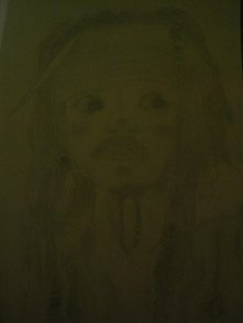 Mój rysunek Jack Sparrow
