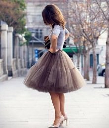 Śliczna tiulowa spódnica ;)