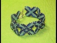 браслет из бисера. мк. + способ крепления замочка.