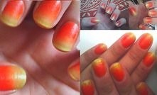 Moje ombre :) szybko poszło...