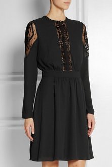 ALICE BY TEMPERLEY
Dawn embroidered tulle-paneled crepe dress