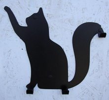 Wieszak w kształcie kota tr...