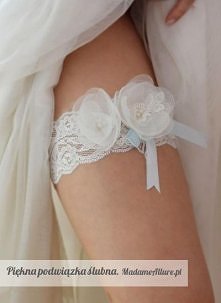 Podwiązka - dwa kwiatki z k...