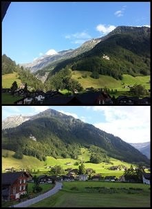 Alpy, widok z mojego okna ,...