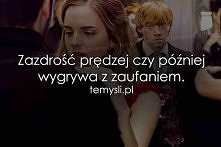 Zazdrość prędzej czy później wygrywa z zaufaniem.