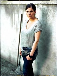 kopertówka z suwakiem srebrno czarna