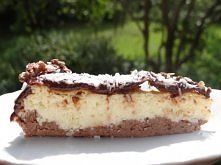 Sernik czekoladowo - kokosowy