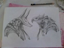 Anubis i Horus
ok.3h pracy